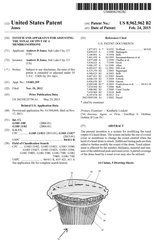 ToneCap-Patent-Front-Page